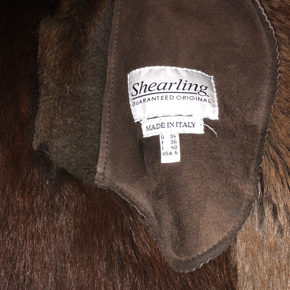 Shearling Jacket Size 36. Reversible. - image 1